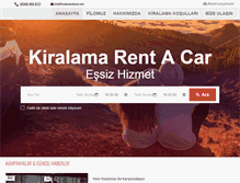 Tablet Screenshot of kiralamarentacar.com